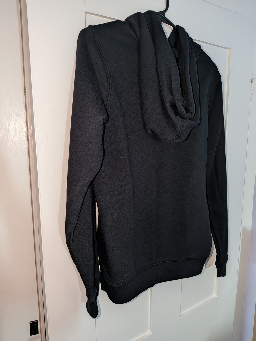 FILA Women's Black Hooded Sweatshirt with White Logo - Picture 6 of 8
